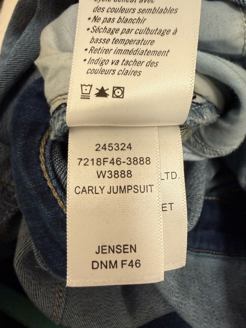 Paige Jeans Carly Denim Jumpsuit size 8 Medium - Picture 10 of 10